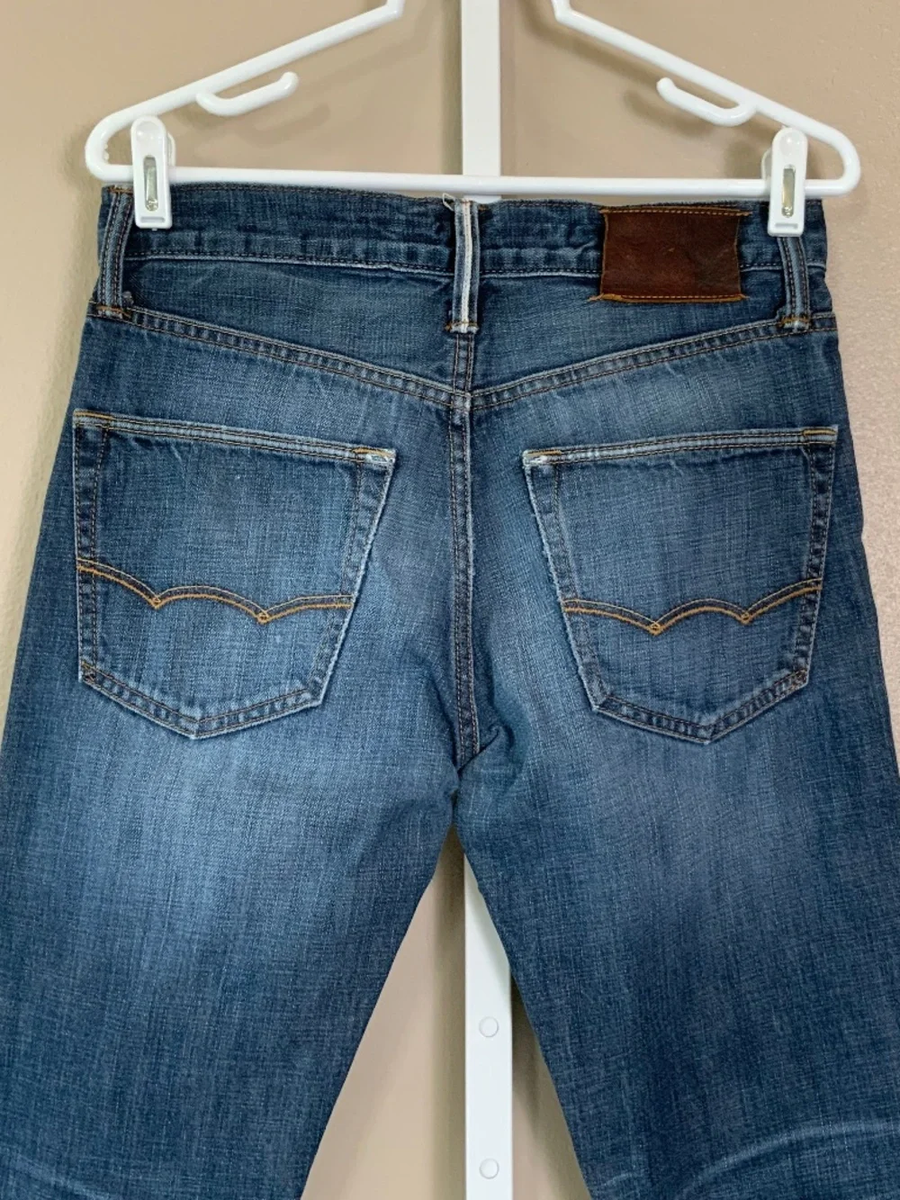 American Eagle Original Taper Distressed Jeans